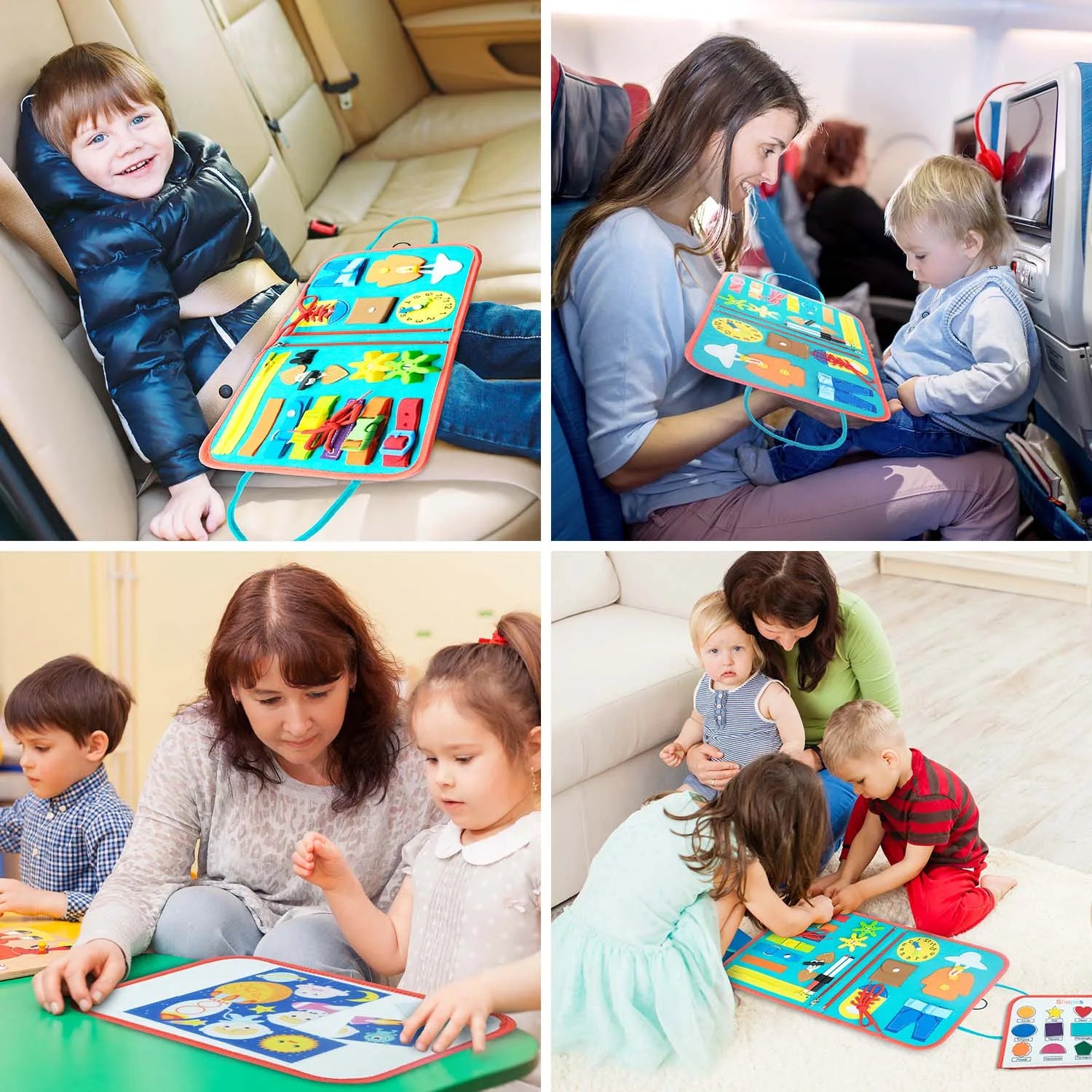 Busy Board – Early Learning Sensory Toy - AnBook